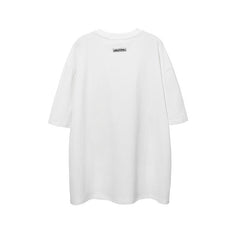 Men T Shirt Printed Short-Sleeved T-shirt Men's Loose Half Sleeve Couples Dress