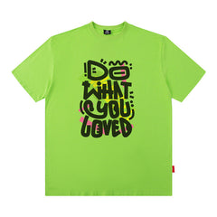 Men T Shirt Spring and Summer Short Sleeve T-shirt Street Style Loose