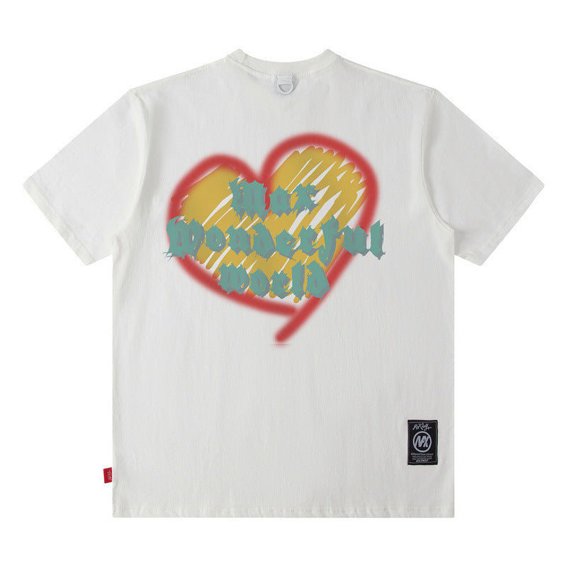 Men T Shirt Summer Street Style Short Sleeve T-shirt Men Loose Men's Clothing