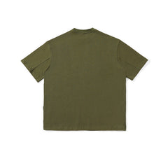 Men T Shirt Japanese-Style Retro T-shirt Men's and Women's Short Sleeve Letter Print Loose
