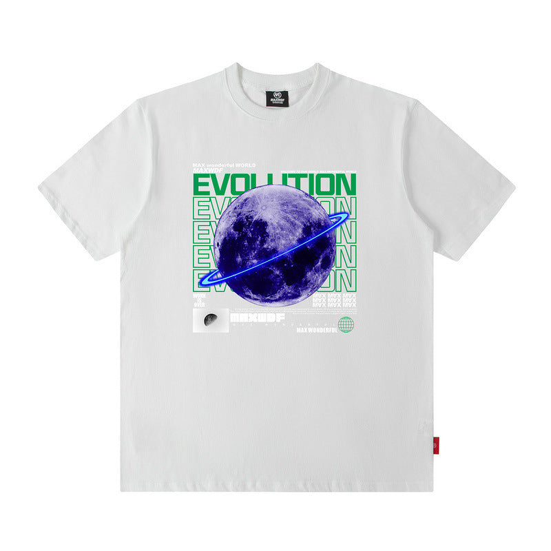 Men T Shirt Spring/Summer Fashion High Street National Fashion Loose