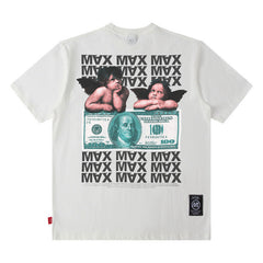 Men T Shirt Pattern Short Sleeve T-shirt Ins Men and Women Couple's Tops