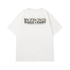 Men T Shirt Hip Hop Short Sleeve T-shirt Men's National Fashion Brand European and American