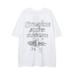 Men T Shirt Spring and Summer New Couple Half Sleeve T-shirt Hip Hop Short Sleeve T-shirt Men and Women
