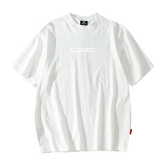 Men's T Shirt Short-Sleeved T-shirt Men's and Women's High Street Loose round Neck Print