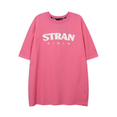 Men T Shirt Letter Short Sleeve T-shirt Harajuku Country Fashion Brand Summer Couple
