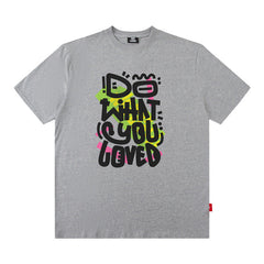 Men T Shirt Hip Hop Retro Short-Sleeved T-shirt Men's Loose Casual