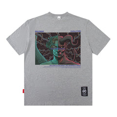 Men T Shirt Men's Short-Sleeved T-shirt Versatile Loose