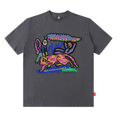 Men T Shirt Short Sleeve T-shirt Men's Clothes Summer Trendy