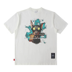 Men T Shirt Doberman Pinscher Printed Hip Hop Loose Short Sleeve T-shirt for Men and Women