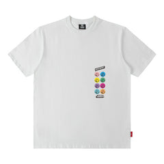 Men T Shirt West Coast Printed Short-Sleeved T-shirt Men and Women Loose Casual Couple