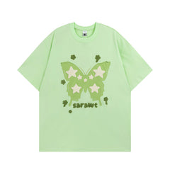Men T Shirt Fashion Brand Lovers Wild Short-Sleeved T-shirt Men and Women