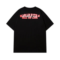 Men T Shirt Printed Short Sleeve Men's Summer Cute T-shirt Women Couple