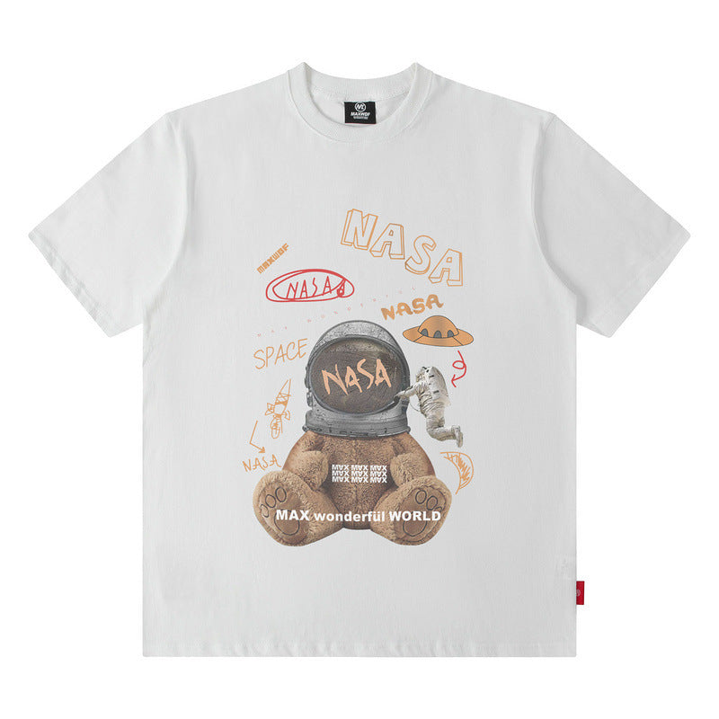 Men's T Shirt Short-Sleeved T-shirt Men's and Women's Ins Loose