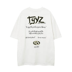 Men T Shirt Printed round Neck Short Sleeve T-shirt Baby Boy and Girl Summer Loose
