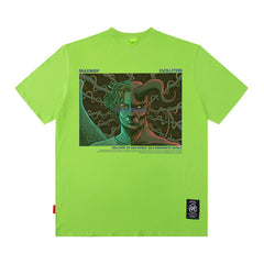 Men T Shirt Men's Short-Sleeved T-shirt American Style Hip Hop Loose