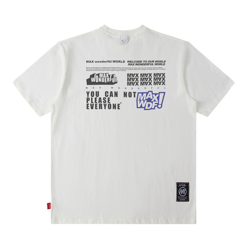 Men T Shirt Summer Loose Casual Casual T-shirt