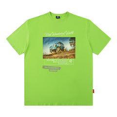 Men T Shirt West Coast T-shirt Street Retro Hiphop Short Sleeve Men and Women