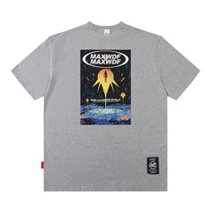 Men T Shirt Vintage Cartoon Printed Short Sleeve T-shirt Men & Women Trendy