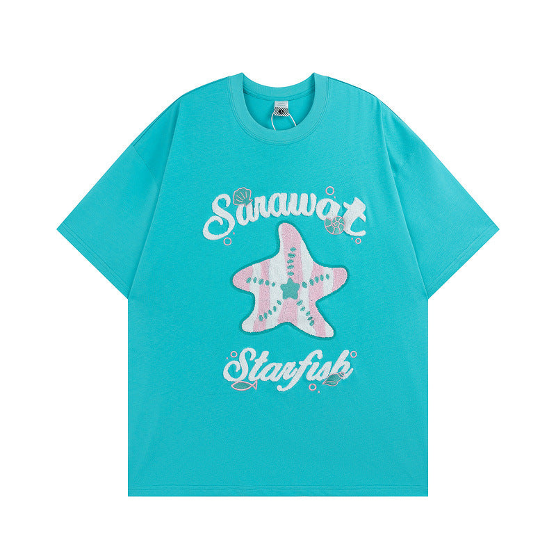 Men T Shirt Fashion Brand Lovers Wild Short-Sleeved T-shirt Men and Women