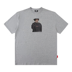 Men T Shirt T-shirt Men's and Women's Short Sleeve Loose Couple Outfit High Street