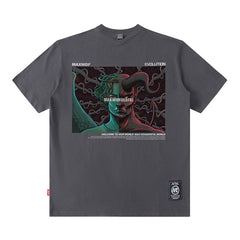 Men T Shirt Men's Short-Sleeved T-shirt Versatile Loose