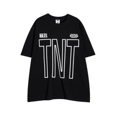 Men's T Shirt Fashion Brand Letter Print Short-Sleeve T-shirt Men's and Women's Design Sense Loose