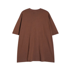 Men's T Shirt Fashion Brand Letter Print Short-Sleeve T-shirt Men's and Women's Design Sense Loose
