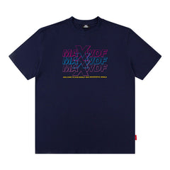 Men T Shirt Letter Print Summer Short-Sleeved T-shirt Men's Loose