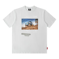 Men T Shirt West Coast T-shirt Street Retro Hiphop Short Sleeve Men and Women