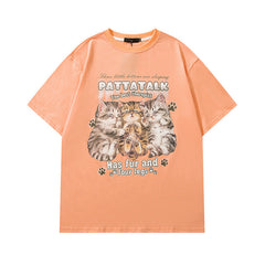 Men T Shirt Short-Sleeved T-shirt Men and Women Couple